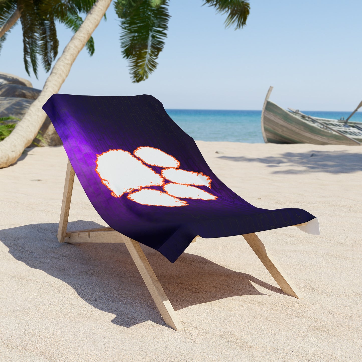 Clemson Beach Towel