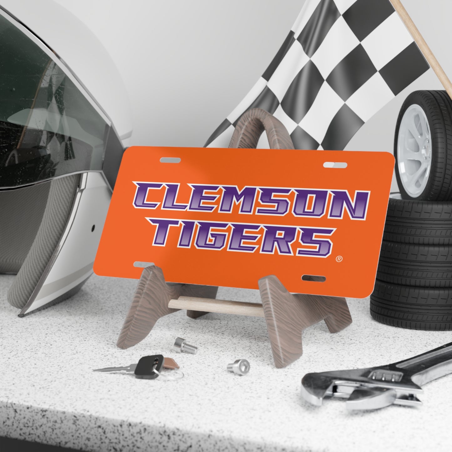 Clemson Tigers Vanity Plate