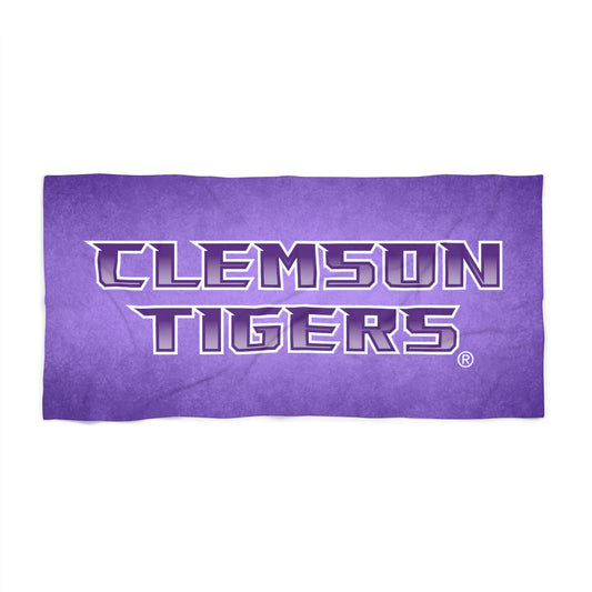 Clemson Tigers Beach Towel