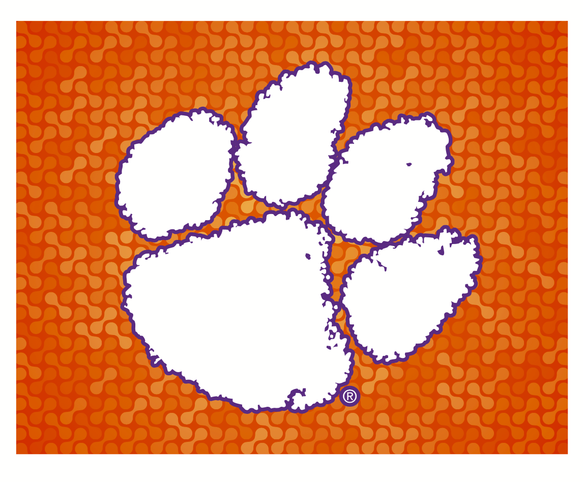 Clemson Car Flag