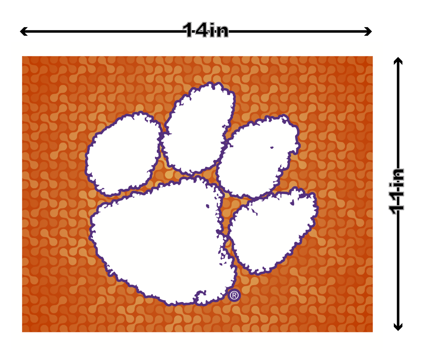 Clemson Car Flag