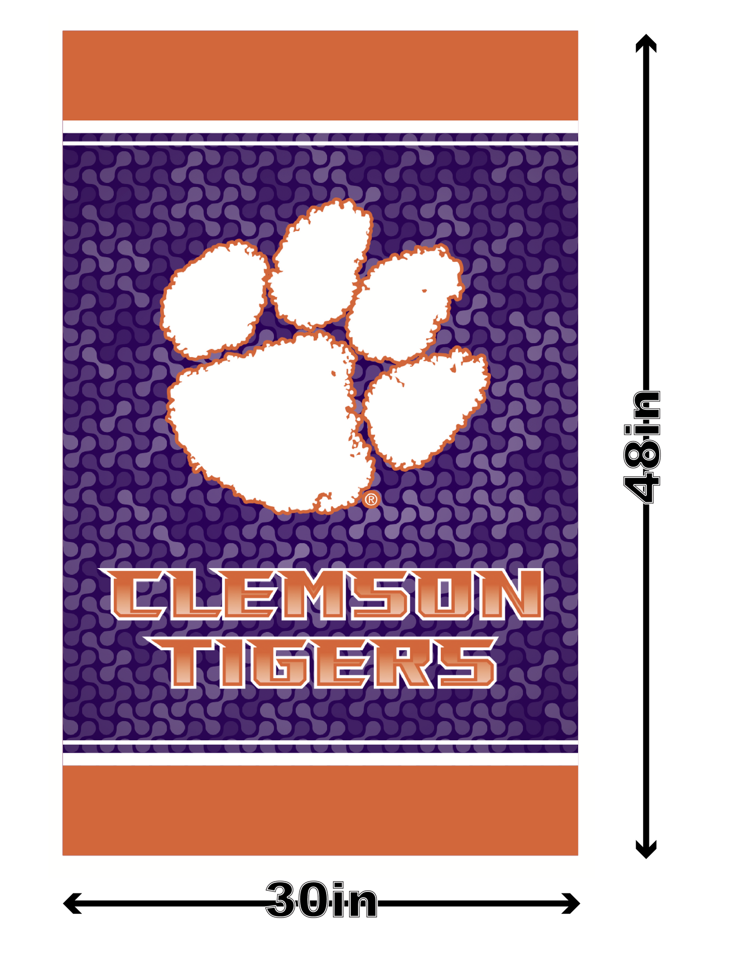 Clemson Tigers Avenue Light Pole Banner