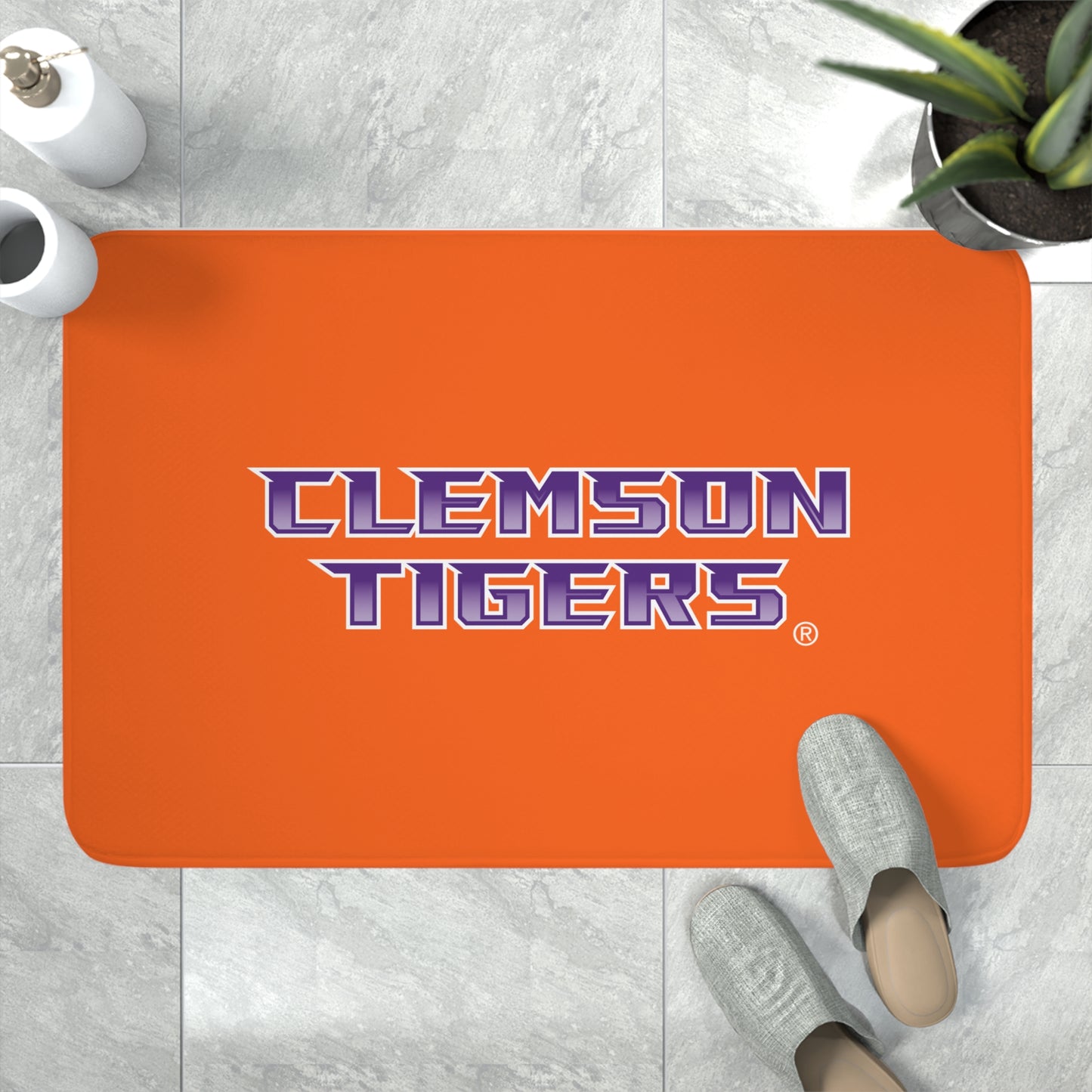 Clemson Memory Foam Bath Mat