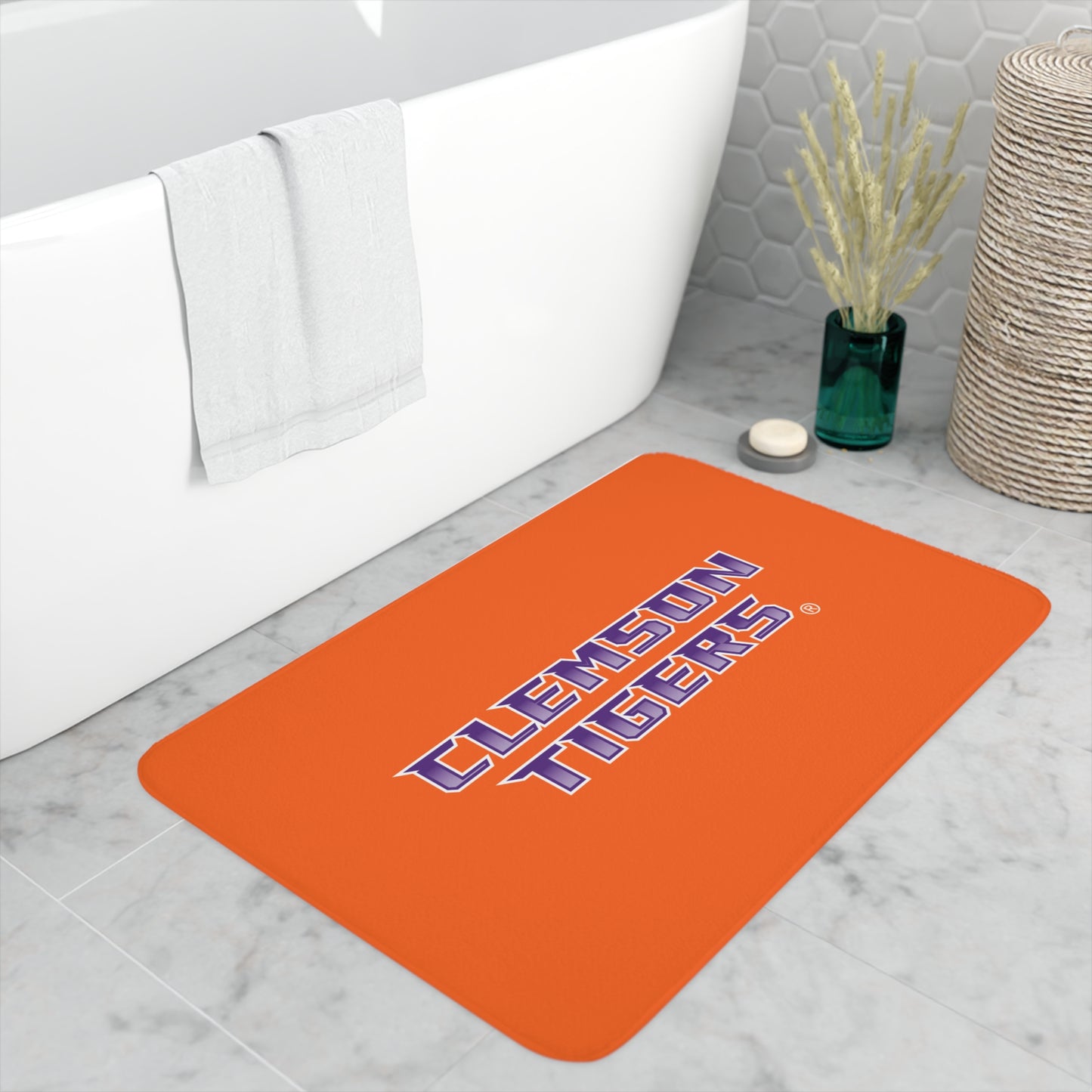 Clemson Memory Foam Bath Mat