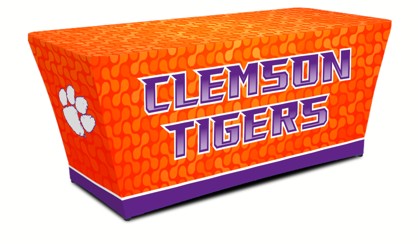 Clemson Stretch Table Cloth