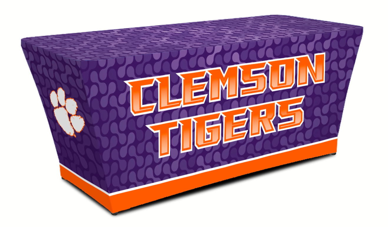 Clemson Stretch Table Cloth