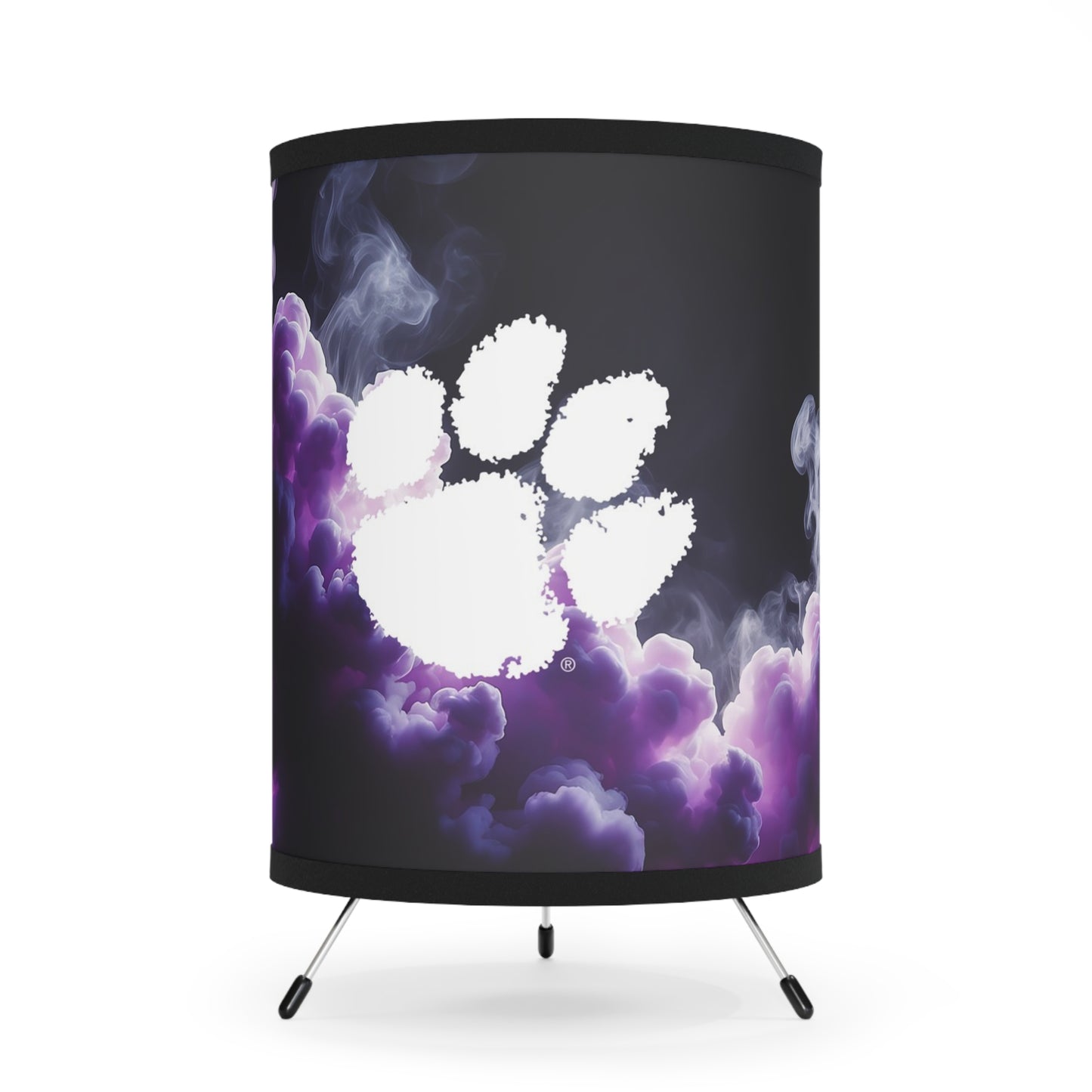 Clemson Tripod Lamp with High-Res Printed Shade