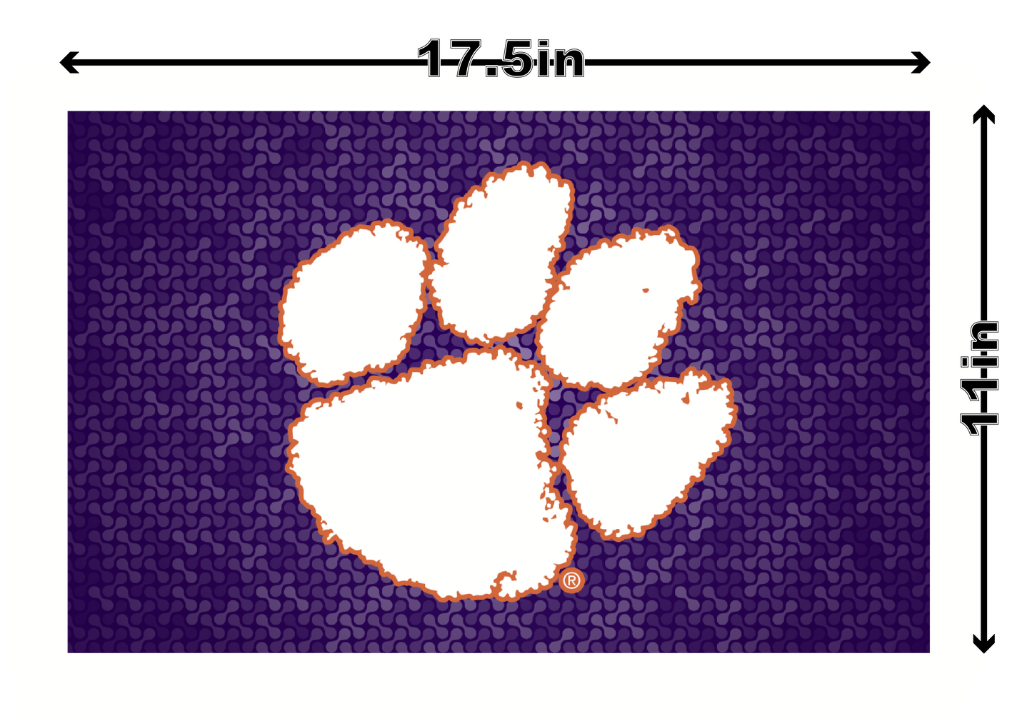 Clemson Chair Back Cover