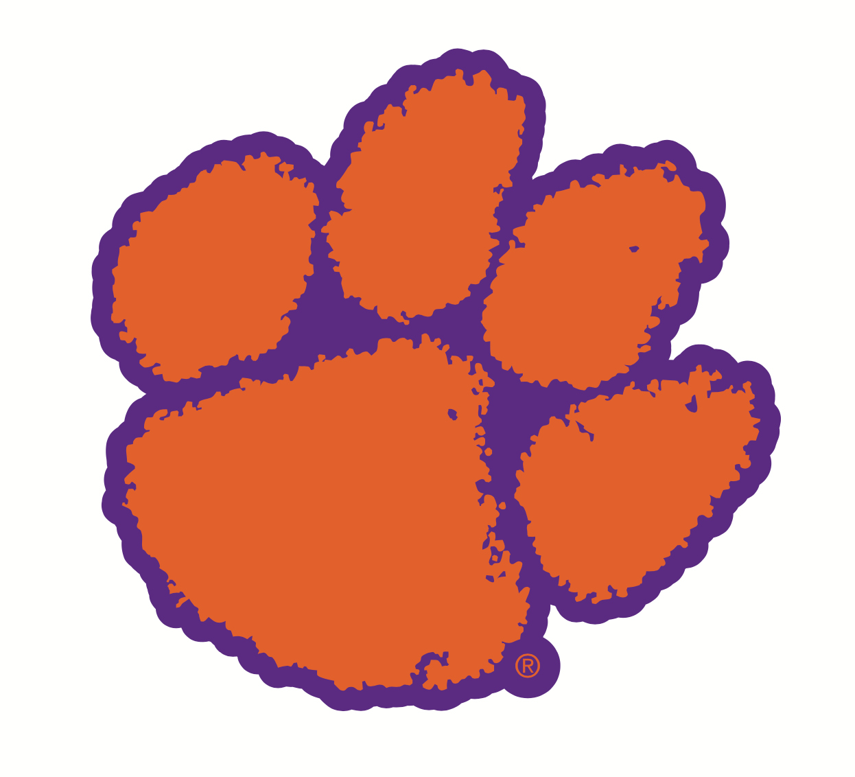 Clemson Floor Decal